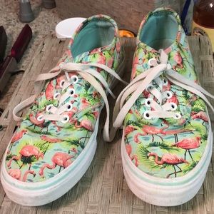 Vans flamingo shoes